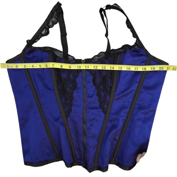 TORRID Cobalt‎ Blue Corset Top SZ 40 EUC - Picture 7 of 12